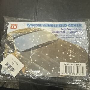 Black Winter windshield cover anti-snow dust proof sunshade As See On Tv